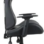 Cadeira Gamer Elite Pro Dazz – Couro PU/Courino, Pistão Classe 4, Suporta até 140 kg, Braços 1D, Reclinável 130°, Almofadas Lombar e Pescoço, Base Nylon 50 mm - Imagem 2