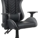 Cadeira Gamer Elite Pro Dazz – Couro PU/Courino, Pistão Classe 4, Suporta até 140 kg, Braços 1D, Reclinável 130°, Almofadas Lombar e Pescoço, Base Nylon 50 mm - Imagem 4