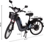 Bicicleta Elétrica Motor 500w Wehawk Hw03 Bateria Recarregável