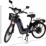 Bicicleta Elétrica Motor 500w Wehawk Hw03 Bateria Recarregável