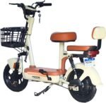 Bicicleta Elétrica Scooter Autopropelida com Alarme 500W 48V MD-10 Bege Midori - Imagem 6