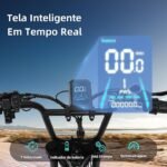 BEMMY Bicicleta Elétrica para Adultos 1000W(Pico de 1500W), Pneu Largo de 20x4”, Bicicleta Elétrica de Motocicleta de 7 Velocidades, Bateria de 48V 20.3A. A única Loja Autorizada "Bemmy-BR". - Imagem 2