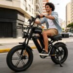 BEMMY Bicicleta Elétrica para Adultos, Pneu Largo de 20”x4, 500W, Bicicleta Elétrica de Motocicleta de 7 Velocidades, Bateria de 48V, até 50 Km/h. A única Loja Autorizada "Bemmy-BR" (500W-009) - Imagem 3