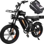 BEMMY Bicicleta Elétrica para Adultos, Pneu Largo de 20”x4, 500W, Bicicleta Elétrica de Motocicleta de 7 Velocidades, Bateria de 48V, até 50 Km/h. A única Loja Autorizada "Bemmy-BR" (500W-009)