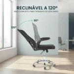 Cadeira de escritório Diretor Flink Preta Healer - Imagem 6