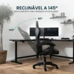 Cadeira Gamer Wells Preta Healer - Imagem 7