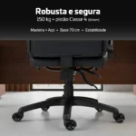 Cadeira Gamer Premium Belmóveis BM2 Molas Ensacadas Reclinável 135° 150kg - Imagem 5