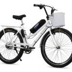 Bicicleta Elétrica Machine Retrô 350w Branca