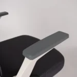 Cadeira De Escritório Diretor Alexander Cinza/ Branca Healer Cinza Aço Revestido Em Plástico, Plástico, Tecido Telado - Imagem 5