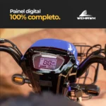 Bicicleta Elétrica Scooter 500w Velocidade 32km/h Wehawk Basket 2024 Cor Índigo - Imagem 4