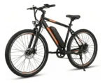 Bicicleta Elétrica Jecham Camel Urban 750w 48v Preta E Laranja