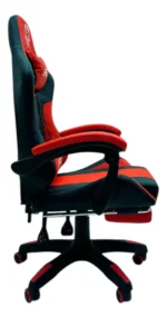 Cadeira Para Escritório Gamer Efa Start Cor Vermelho Material Do Estofamento Couro Sintético - Imagem 2