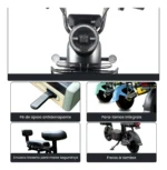 Bicicleta Elétrica Nado C2 1000W Bateria Removível 48V 60km Preto - Imagem 3