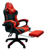 Cadeira Para Escritório Gamer Efa Start Cor Vermelho Material Do Estofamento Couro Sintético - Imagem 5