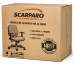 Cadeira De Escritório Gamer Nitro Ergonômica Estofado Couro Sintético Reclinável Altura Ajustável Apoio Para Pés Cor Preto Luvinco - Imagem 11