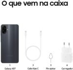 Celular Samsung Galaxy A07 256GB, 8GB, Câm. 50MP, Tela 6.7" - Preto - Imagem 2