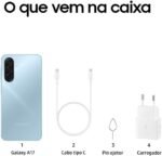Celular Samsung Galaxy A17, 128GB, 4GB, 50MP Tela 6.7", IP54 - Azul - Imagem 2