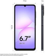 Celular Samsung Galaxy A07 256GB, 8GB, Câm. 50MP, Tela 6.7" - Preto - Imagem 6