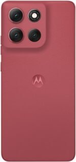 Smartphone Motorola Moto g86 5G - 256GB 24GB (8GB RAM+16GB Ram Boost) Tela 1.5K pOLED, 50MP Sony camera OIS Moto AI, videos em 4K, IP68 + IP69 - Vermelho - Imagem 3