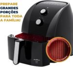 Fritadeira Air Fryer Britânia 5,5L 1500W BFR50 Redstone 220V - Imagem 10