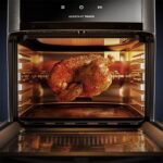 Electrolux Air Fryer Forno 5 x 1 12L 1700W Digital Espeto Giratório 2 Bandejas Antiaderentes 10 funções 7 Receitas aviso sonoro Fritadeira Elétrica sem Óleo Forno Bancada EAF90 Grafite 127V - Imagem 5
