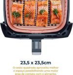 Fritadeira Air Fryer Britânia 5,5L 1500W BFR50 Redstone 220V - Imagem 11