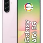 Smartphone Samsung Galaxy A56 5G 128GB, 8GB RAM, Câmera 50MP, IP67, Super AMOLED 6.7", Recursos AI, Rosa