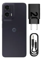 Smartphone Motorola Moto G35 5g - 128gb 12gb (4gb Ram+8gb Ram Boost) E Camera 50mp Com Ai Nfc Tela 6.7 Com Superbrilho - Grafite - Vegan Leather - Imagem 6