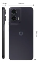 Smartphone Motorola Moto G35 5g - 128gb 12gb (4gb Ram+8gb Ram Boost) E Camera 50mp Com Ai Nfc Tela 6.7 Com Superbrilho - Grafite - Vegan Leather - Imagem 7