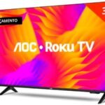 Smart TV LCD LED 32" AOC 32S5155/78G - Wi-Fi, HD, Quad Core, Dolby Áudio, 60 Hz