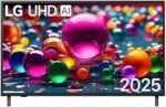 Smart TV LG UHD AI UA75 43 polegadas HDR10 Pro Processador α7 AI Ger 8 webOS 25
