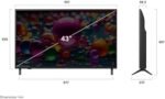 Smart TV LG UHD AI UA75 43 polegadas HDR10 Pro Processador α7 AI Ger 8 webOS 25 - Imagem 5