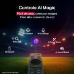 Smart TV 4K 55" LG QNED73 Portal de Games Processador AI α7 Gen8 4K Super Upscaling Google Cast Integrado Controle AI Magic WebOS 25 Modo Esportes Alerta de Esportes - Imagem 8