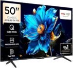 Smart TV 50" TCL 4K UHD QLED 50P7K Google TV AiPQ Google Assistente 3 HDMI