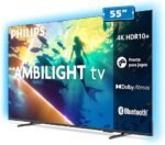 PHILIPS, Smart TV Ambilight 55" 4K, 55PUG8100/78, Comando de Voz, HDR10+/Dolby Atmos, VRR/ALLM, Bluetooth - Imagem 5
