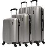 Kit De Malas De Viagem P/m/g Prata