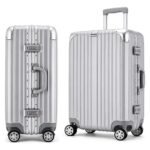 Mala De Bordo 10 Kgs Pequena Com Rodinhas Duplas 360° 20 Polegadas Medidas Anac Viagem Avião Azul Gol Latam Feminina Masculina Trava Tsa Dupla Abs Cor Cinza