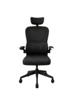 Cadeira Escritório Ergonômica Suporte Lombar Estofado Mesh - Imagem 3