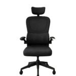 Cadeira Escritório Ergonômica Suporte Lombar Estofado Mesh