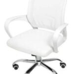 Cadeira Escritório Pctop Office Fit 1001 Branca Ergonômica com Encosto Mesh