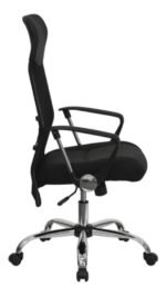 Cadeira de escritório Morshop S2 gamer ergonômica preta com estofado de malha - Imagem 2