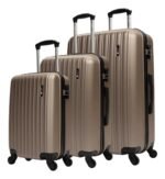 Kit De Malas De Viagem P/m/g  Champagne - Imagem 2