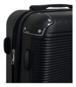 Mala Viagem/bordo 10kg Rodas Dupla 360° Cadeado Acoplado - P Cor Preto 8130 - Imagem 5