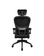 Cadeira Escritório Ergonômica Suporte Lombar Estofado Mesh - Imagem 4