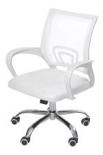 Cadeira Escritório Pctop Office Fit 1001 Branca Ergonômica com Encosto Mesh - Imagem 4