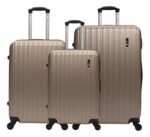 Kit De Malas De Viagem P/m/g  Champagne - Imagem 5