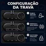 Mala De Bordo Rodinhas 360 Graus 10kg Com Senha Medidas Anac - Imagem 4