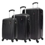 Kit de Malas de Viagem P/M/G Preto