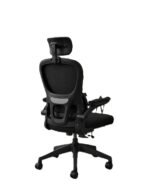 Cadeira Escritório Ergonômica Suporte Lombar Estofado Mesh - Imagem 5