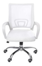 Cadeira Escritório Pctop Office Fit 1001 Branca Ergonômica com Encosto Mesh - Imagem 5